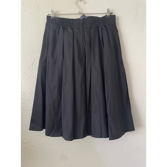 NWT Laura Byrnes Pinup Girl Little Jun Skirt Pleat 50s Feminine Closet Staple XL - Picture 4 of 5